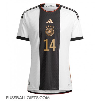 Deutschland Jamal Musiala #14 Fußballbekleidung Heimtrikot WM 2022 Kurzarm
